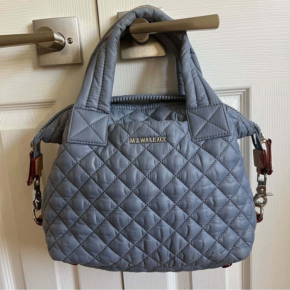 MZ Wallace Small Sutton Deluxe in Stone Blue - Picture 4 of 12